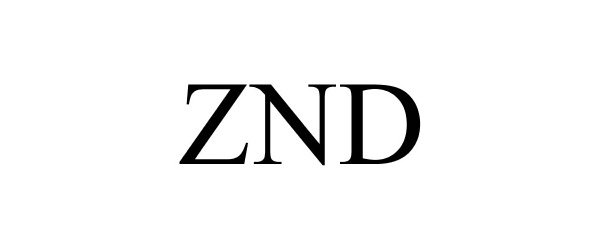 Trademark Logo ZND