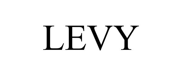 Trademark Logo LEVY