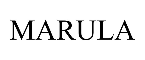 Trademark Logo MARULA