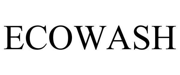 Trademark Logo ECOWASH