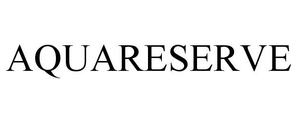 Trademark Logo AQUARESERVE