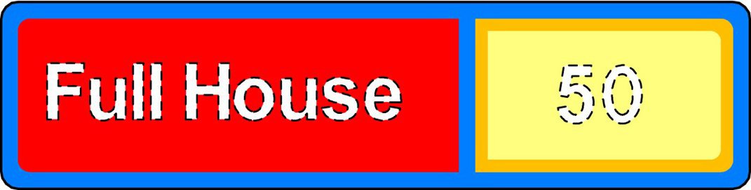 Trademark Logo FULL HOUSE 50