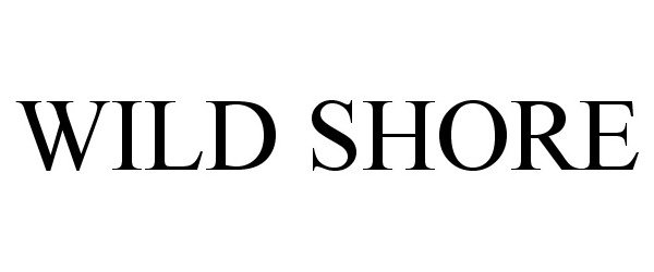 Trademark Logo WILD SHORE