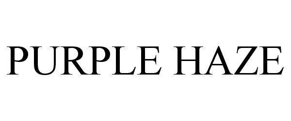 Trademark Logo PURPLE HAZE