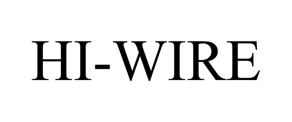 Trademark Logo HI-WIRE