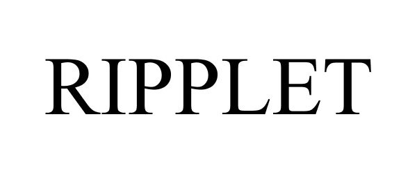 Trademark Logo RIPPLET