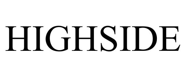 Trademark Logo HIGHSIDE