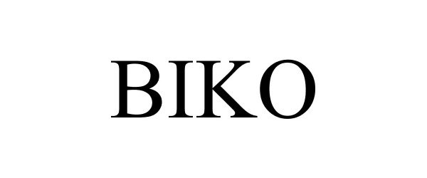 Trademark Logo BIKO