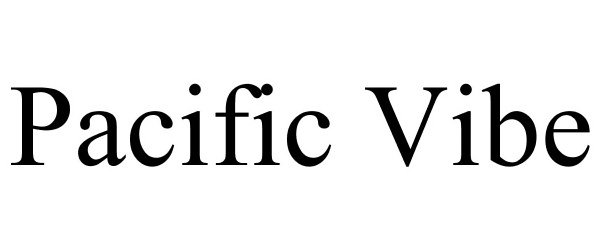 Trademark Logo PACIFIC VIBE