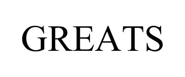 Trademark Logo GREATS