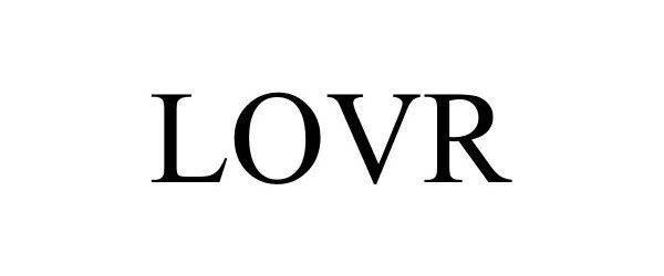 Trademark Logo LOVR