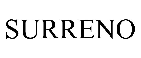 Trademark Logo SURRENO