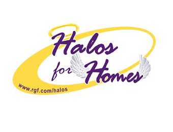 Trademark Logo HALOS FOR HOMES WWW.RGF.COM/HALOS
