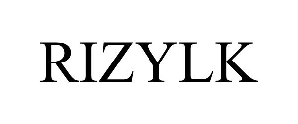 Trademark Logo RIZYLK