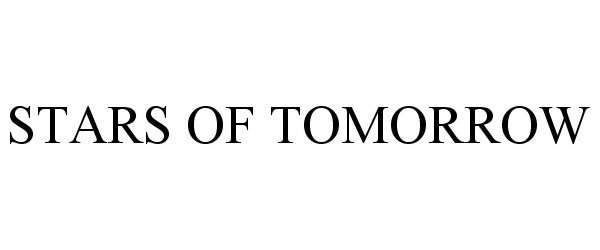 Trademark Logo STARS OF TOMORROW
