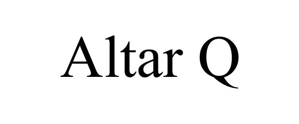 Trademark Logo ALTAR Q