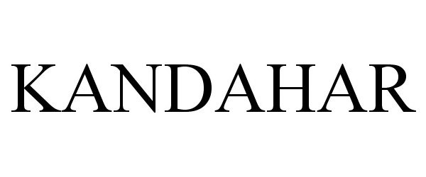 Trademark Logo KANDAHAR
