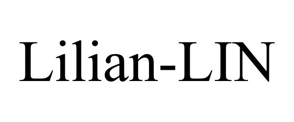 Trademark Logo LILIAN-LIN