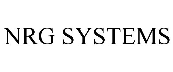  NRG SYSTEMS