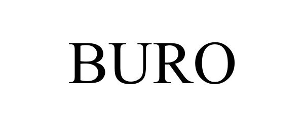 Trademark Logo BURO