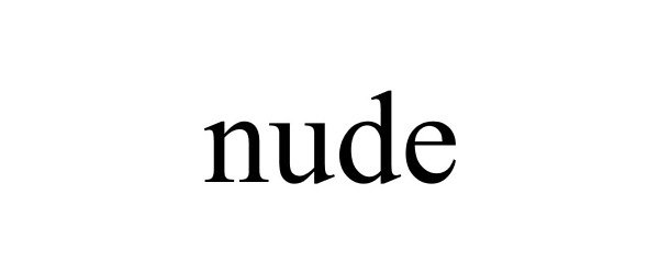 Trademark Logo NUDE