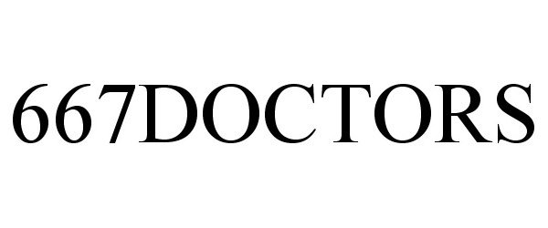 Trademark Logo 667DOCTORS