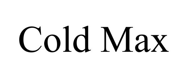 Trademark Logo COLD MAX