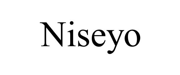 Trademark Logo NISEYO
