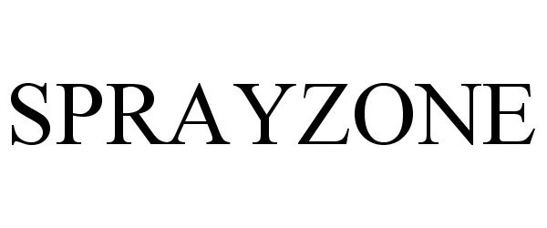 Trademark Logo SPRAYZONE