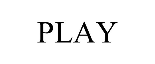 Trademark Logo PLAY