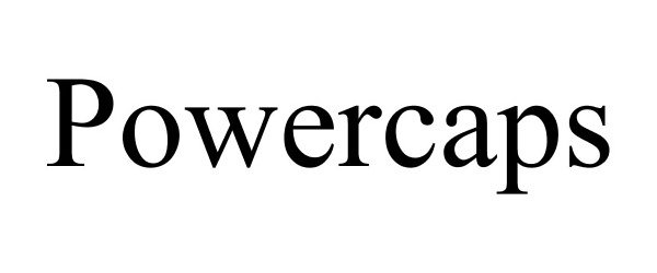 Trademark Logo POWERCAPS