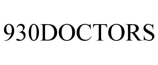 Trademark Logo 930DOCTORS