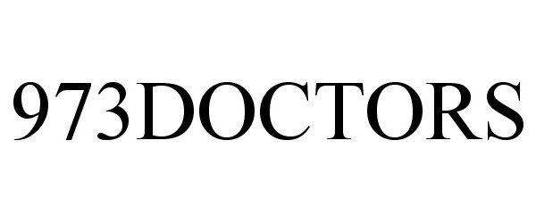 Trademark Logo 973DOCTORS