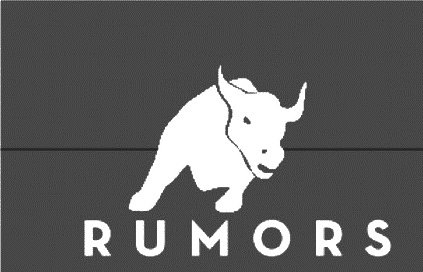 Trademark Logo RUMORS
