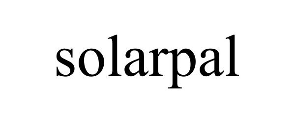 Trademark Logo SOLARPAL