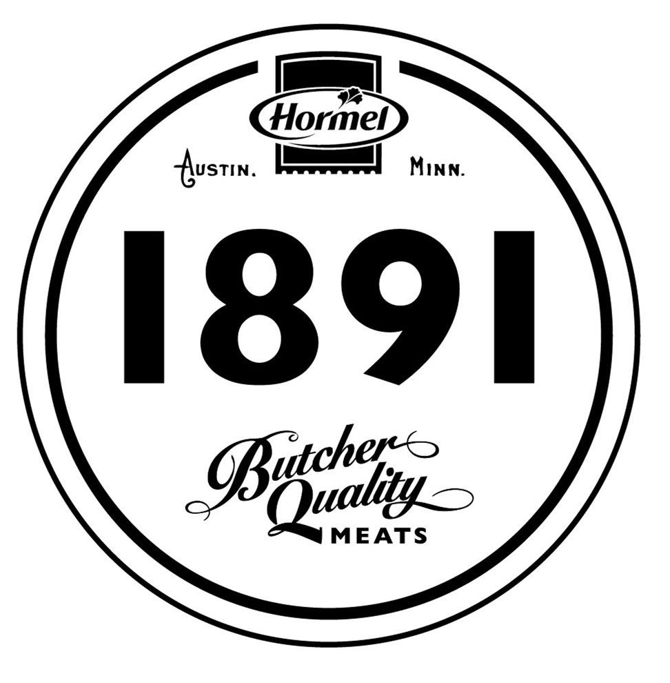 Trademark Logo HORMEL AUSTIN MINN. 1891 BUTCHER QUALITY MEATS