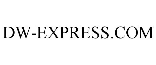 Trademark Logo DW-EXPRESS.COM
