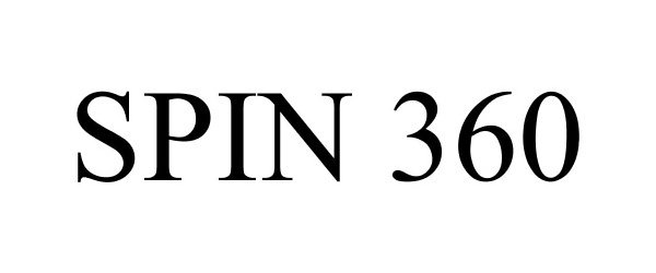 Trademark Logo SPIN 360