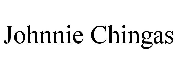 Trademark Logo JOHNNIE CHINGAS