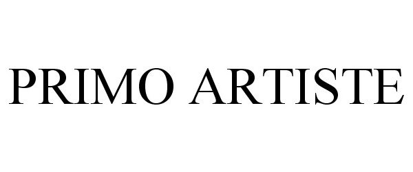 Trademark Logo PRIMO ARTISTE
