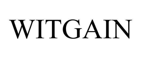 Trademark Logo WITGAIN