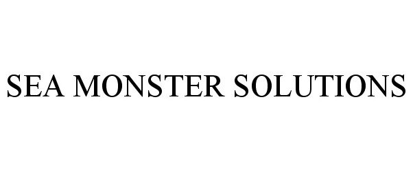  SEA MONSTER SOLUTIONS