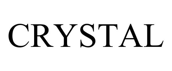 Trademark Logo CRYSTAL