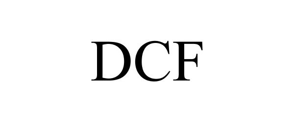 Trademark Logo DCF