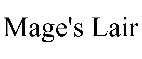 Trademark Logo MAGE'S LAIR