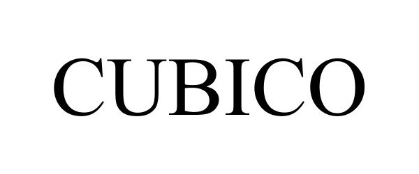 Trademark Logo CUBICO