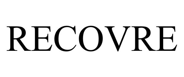 Trademark Logo RECOVRE