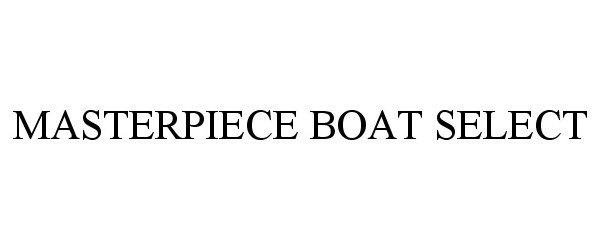  MASTERPIECE BOAT SELECT