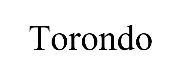 Trademark Logo TORONDO