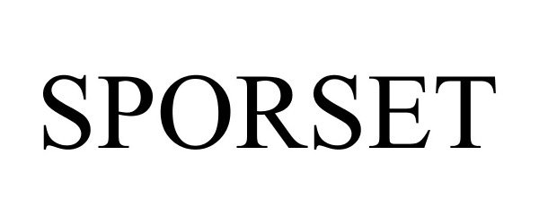 Trademark Logo SPORSET